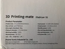 Filament Dryer S1 Hot Sale FilaDryer Drying Box Storage Saving Arid Material Machine