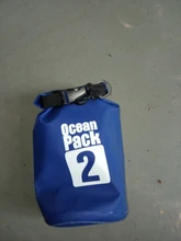 Bolsa impermeable de almacenamiento para natación, kayak, canoa, río, senderismo y canoa, 2L