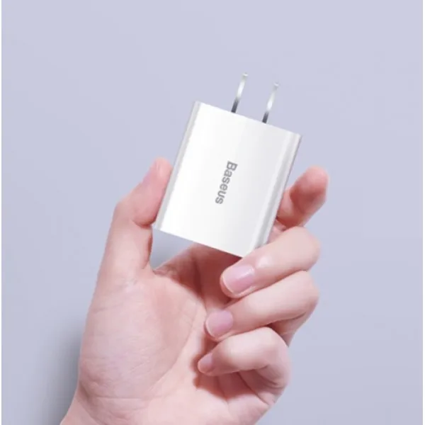 Сетевое зарядное устройство Baseus Speed Mini Dual U Charger 10.5W CCFS-M02(Белый