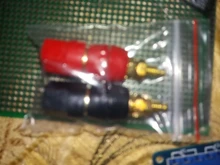 1 par (negro + rojo) de terminales Rojo Negro amplificador de conector Terminal de encuadernación conector tipo Banana para altavoz Jack adaptador de enchufe