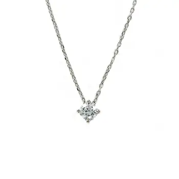 

Necklace Choker Silver 4 CLAWS 5 mm with Cubic Zirconia