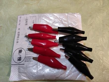 Metal Alligator-Clip Electrical-Clamp Testing Crocodile Probe-Meter G98 for Black/red