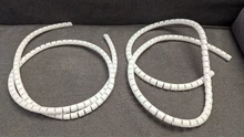 Envoltura de Cable de 1M y 3 pies, organizador de cables en espiral, enrollador de cables, Protector Flexible, gestión de tubos de almacenamiento