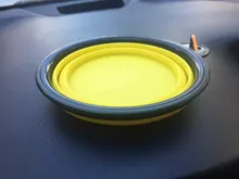 Tazón para perro y gato plegable ecológico, alimentador de agua de silicona, fuente de alimentación portátil de viaje, cuencos para cachorro, contenedor de comida