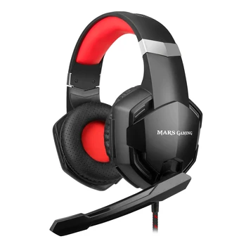 

Mars Gaming MHX, headphone Cable with microphone, superBASS 50mm, Gaming PS4 helmets, PC, pads AIR
