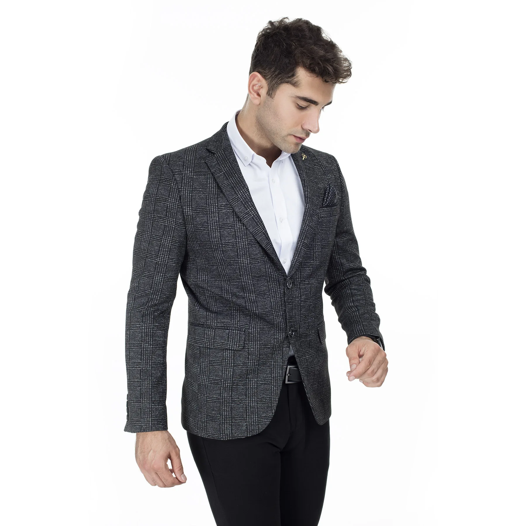 Buratti 6 Drop Tek Slits Classic Collar Jacket MEN 'S JACKET AIDONA3736