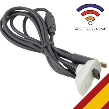 

ACTECOM CABLE DE CARGA PARA MANDO Y BATERIAS DE XBOX 360 USB NEGRO