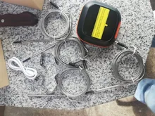 Cooking-Thermometer INKBIRD Bluetooth-Connected Digital BBQ IBT-4XS Smoking Household