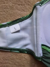 Swimwear Women Swimsuits Bikinis-Set Bathing-Suit Biquini Beach-Wear Leaf-Print Riseado