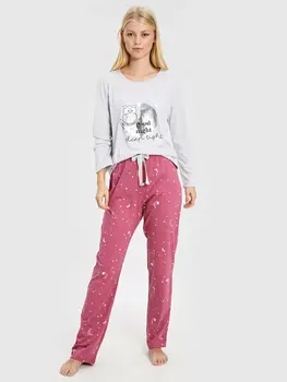 

Owl Printed Pattern Pajamas set