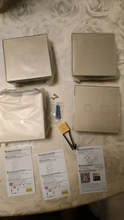 Voice-Control-Light Wall-Switch Fire-Line Tuya Smart-Life-Glass Esooli Wireless Standard