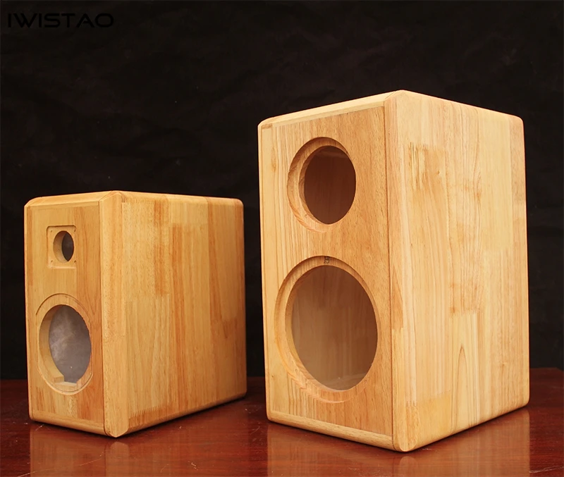 IWISTAO HIFI 2 Way 5 Inch Bookshelf Solid Wood