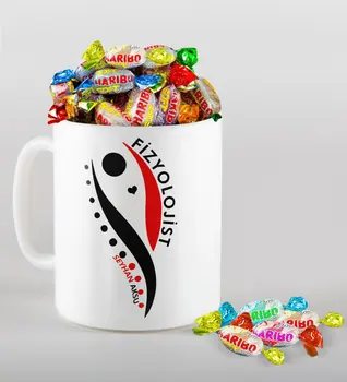 

Personalized Fizyolojist Mug and Haribo Candy Gift Seti-1