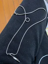 2021 nueva moda rectángulo negro colgante, collar de los hombres de moda Simple cadena de acero inoxidable collar de hombre joyería, regalo