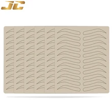 

3/5/10/15/20Pcs Eyebrow Tattoo Practice Skin Silicone Pad Tattoo Skin Microblading Fake Skin Practice for Beginners Training