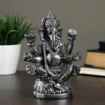 

The figure of "Ganesha" 18 cm, metallic color