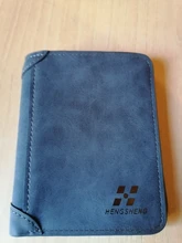 Cartera corta de cuero recubierto para hombre, billetera Retro triple Vertical, billetera coreana para jóvenes, varias tarjetas, 2020