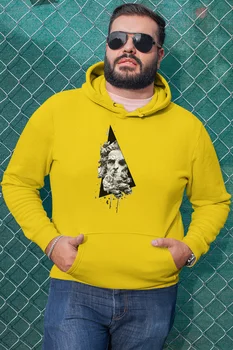 

Angemiel Wear Sculptor Yellow Men 'S Hooded Sweatshirt