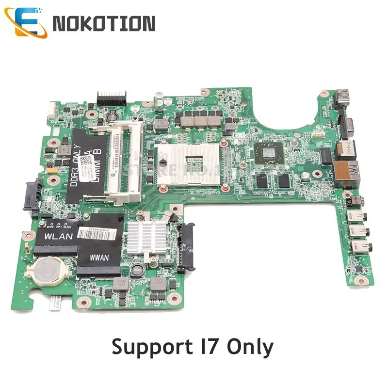 Nokotion Voor Dell 1557 Laptop Moederbord DDR3 HD4570 Gpu DA0FM9MB8D1 CN-0TR557 0TR557 TR557 Ondersteuning I7 Alleen Nokotion Voor Dell 1557 Laptop Moederbord DDR3 HD4570 Gpu DA0FM9MB8D1 CN-0TR557 0TR557 TR557 Ondersteuning I7 Alleen