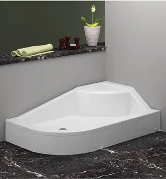 

Duşakabincim 80x100 cm Asimetrik Oval Oturmalı Duş Teknesi Sağ