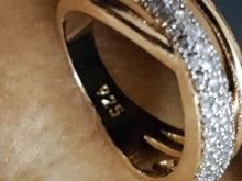 Huitan-Anillos cruzados de alta calidad para mujer, joyería de moda para boda, compromiso, fiesta, cristal brillante de circón