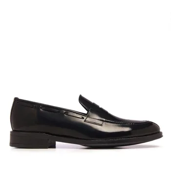

Son Castellanisimos Leather Black Moccasin Mask Men