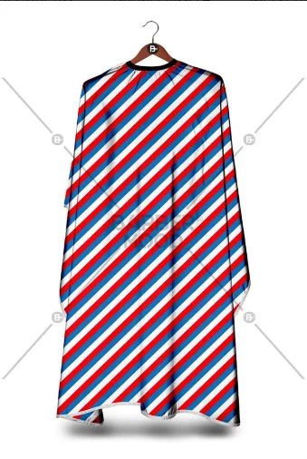 

Barber Line Penuar Hair Salon Barber Haircut Clothes, Fashion Hair Cutting Stylish Gown Cape, Hairdresser Cape