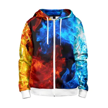

Children's sweatshirt 3D with zipper battle of lights