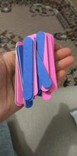Mini limas 20 piezas para uñas, herramientas de manicura, limas artificiales, desmaquillantes desechables para cutículas, callos de media luna delgados