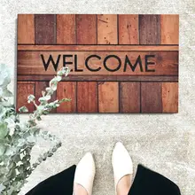 Дверной коврик-Дверной Коврик для помещений-Дверной матовый резиновый матовый-Дверной Коврик для помещений | твердая древесина 45X70 см