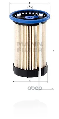 Фильтр Топливный Audi Q3/Vw Passat/Sharan 1.6d/2.0d 07- Mann-Filter Pu80081 MANN-FILTER арт. PU80081