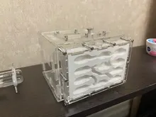 Hormigero ecológico de yeso acrílico para granja de hormigas, taller de nido de hormiga con área de alimentación, Castillo de Villa para insectos