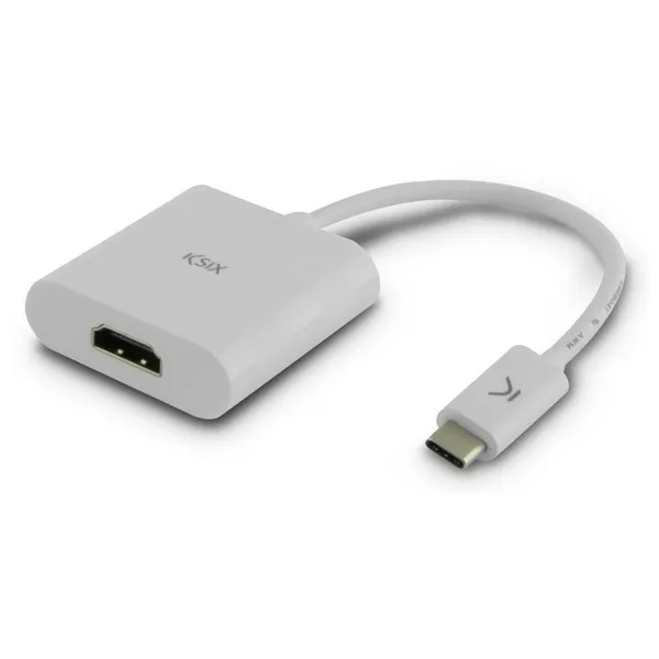 Адаптер USB C к HDMI белый