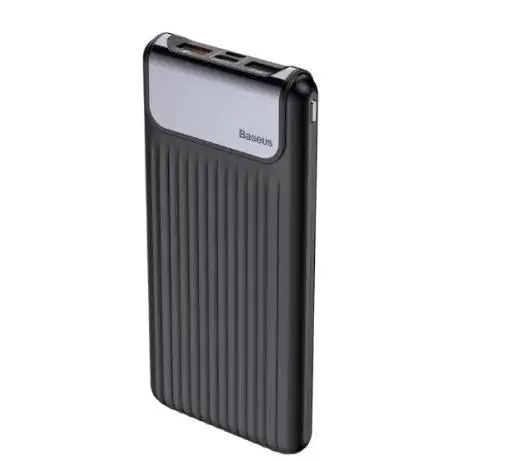 Baseus 10000 мАч Power Bank Quick Charge 3 0 Dual USB ЖК дисплей повер банк внешний аккумулятор