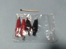 Crocodile Alligator-Clip Electrical-Clamp Testing S4 Probe-Meter Metal for Black Red