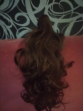 WTB-coleta de pelo largo ondulado para mujer, cola de caballo de 24 pulgadas, postizo de pelo sintético con cordón, onda negra