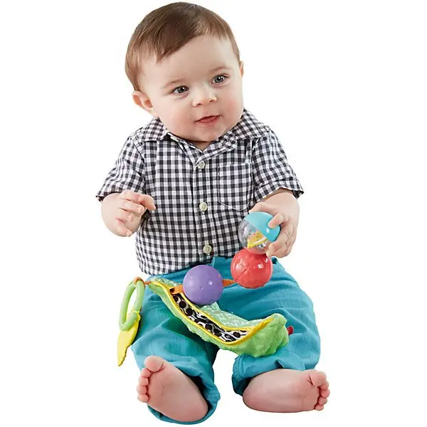 Плюшевая игрушка-погремушка "Горошек", Fisher Price