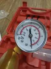 Mr Cartool-Herramientas de purga de líquido de freno, vacío Manual, Kit de probador de bomba de vacío, medidor de presión de bomba de aluminio