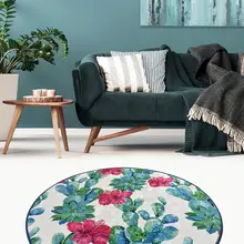 Коврики для гостиной-ковры для гостиной-Декор для комнаты-серый ковер-Декор для гостиной | Spago Djt диаметр 100 см