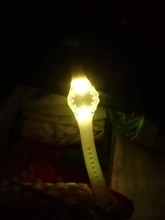 Relojes con patrón de dibujos animados para niños y niñas, pulsera colorida de goma con fuente de luz, regalo de fiesta