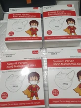 Envío en 10 días KN95 niños máscara para 5-15 años chico FFP2 máscara infantil máscara filtro facial respirador reutilizable FPP2 FPP3 FFP3