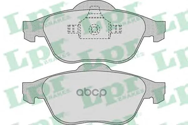 Колодки Тормозные Renault Laguna Ii Передние Lpr 05p898 Lpr арт. 05P898