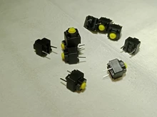 Mouse-Button Wired Micro-Switch Yellow Wireless-Mouse 10pcs 6--6--7.3mm