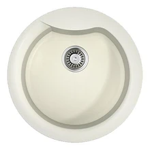 Мойка для кухни Omoikiri Yasugata 48R-WH Tetogranit(Белый)(Искусственный гранит, перелив