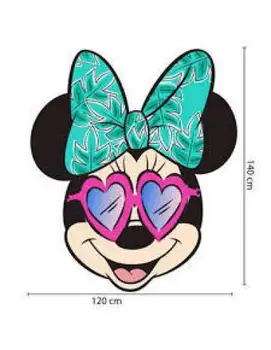 

▷ TOWEL BEACH SHAPED MINNIE MOUSE DISNEY