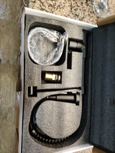 Rozin-Grifo negro mate para cocina, boquilla rociadora de rotación de 360 grados, mezclador montado en cubierta, para fregadero de cocina, frío y caliente