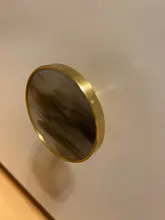 Furniture-Handles Door-Knobs Drawer Pulls Cupboard Shell-Resin Cabinet Kitchen Brass