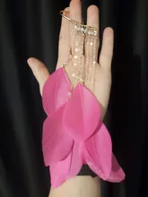 SUKI-pendientes bohemios con gancho para la oreja para mujer, aretes sin Piercing, accesorios de borlas largas, joyería