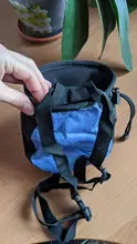 Almacenamiento de polvo de magnesio para gimnasio de escalada, cinturón de cintura ajustable, bolsa de tiza antideslizante para gimnasia en roca, bolsa de levantamiento de pesas