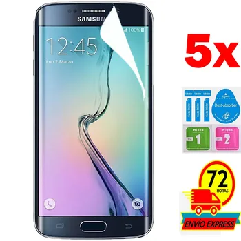 

5x Protector It is Screen Sheet Film for for Samsung GALAXY S6 EDGE PLUS (NOT It is TEMPERED GLASS GLASS) KIT